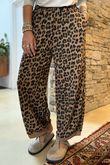 The Scamp Leopard Demi Bloom Pant Camel